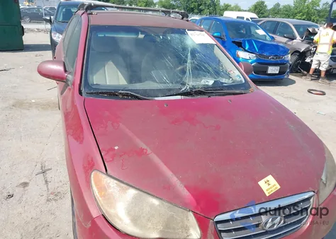 2010 Hyundai Elantra Blue/Gls/Se from USA, damaged, VIN KMHDU4AD8AU840855